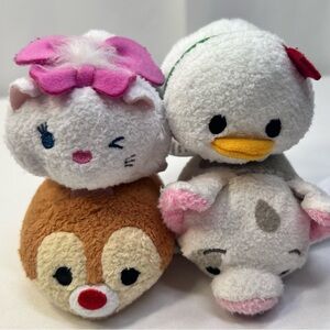 Disney/Disney Store Tsum Tsum 3.5” Beanbag Plush, Set of 4